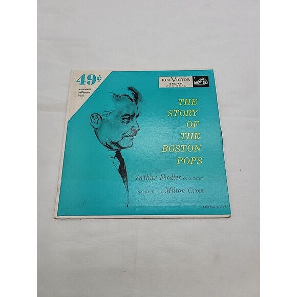 Story Of the Boston Pops * by Milton Cross (EP w/ PS, 1956, RCA Victor) - Picture 1 of 16
